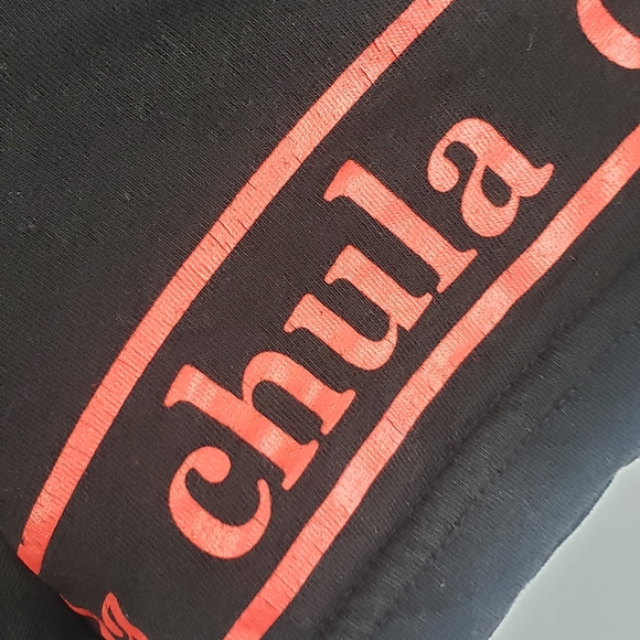 On Fire Juniors Chula Print Tshirt Short Sleeve Black XL - Picture 8 of 14